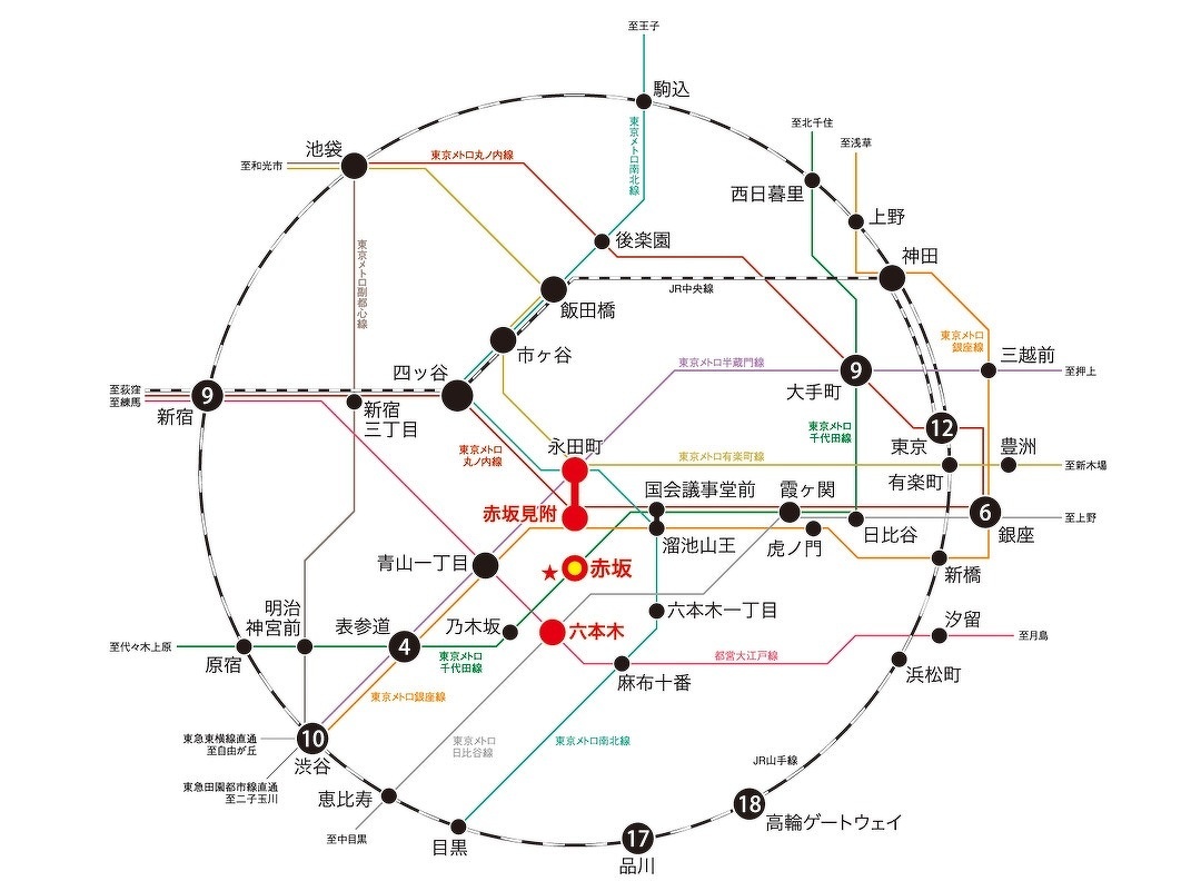 VPO赤坂交通図