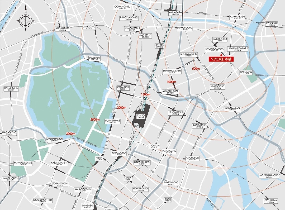 VPO東日本橋ロケーションマップ