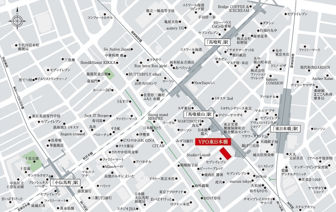 VPO東日本橋駅地図
